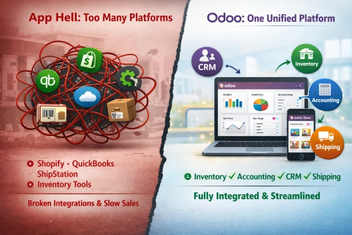 Compare multipe app system with Odoo-ecommerce